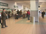 ticket counter checkin at airport