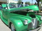 Classic green convertible