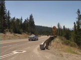 Traffic on the road to Lake Tahoe