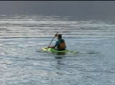 Kayak at marina