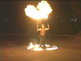 fire dancer