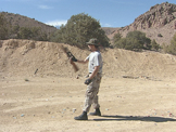 man shooting rifle - rifleman style