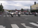 motorcycle police on parade