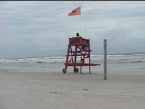 Daytona Beach Florida lifeguard on duty