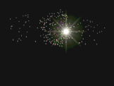 computer generated fireworks