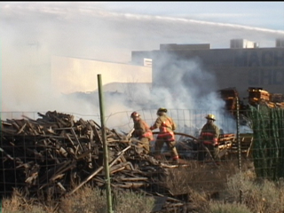 warehouse fire