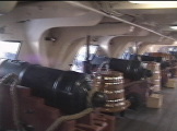 Gun deck of the USS Constitution