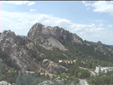 Mt Rushmore as seen from helicopter