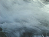 mountain waterfall closeup